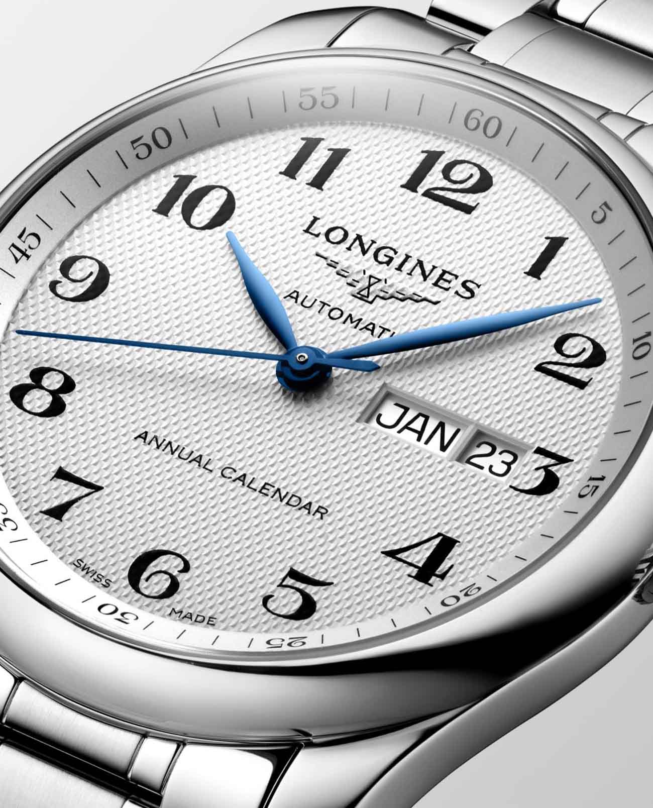 Longines Longines Master Collection L2.910.4.78.6 мужские часы серебристый циферблат на запястье